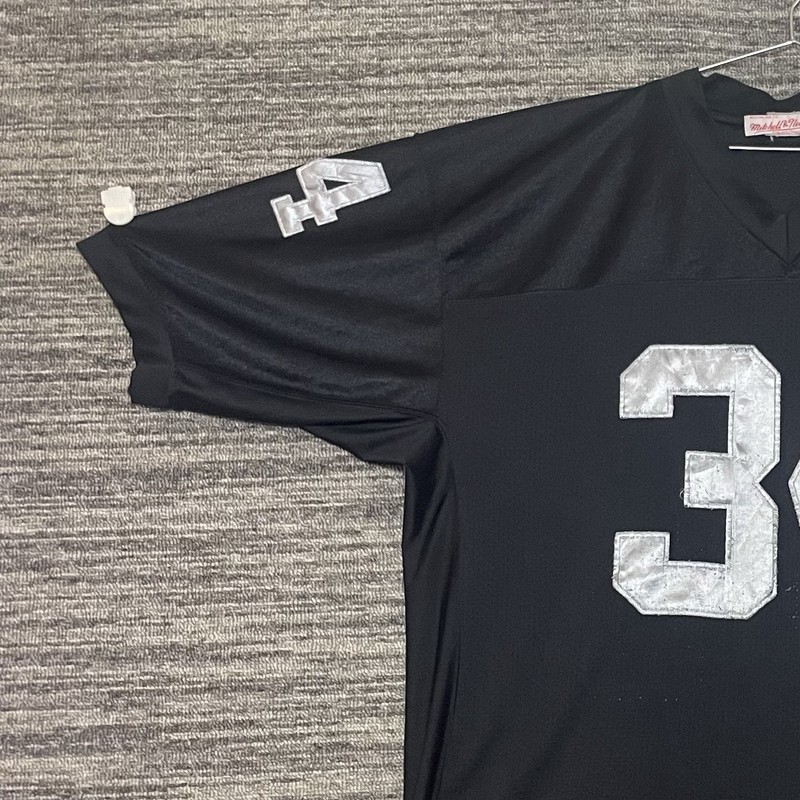 (Heavy Distress) VTG Bo Jackson Oakland Raiders Jersey Mitchell & Ness Size XL gallery