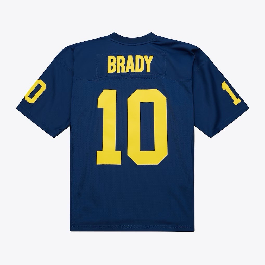 Mitchell & Ness Michigan Wolverines 1999 Tom Brady College Jersey Men’s Size XL gallery