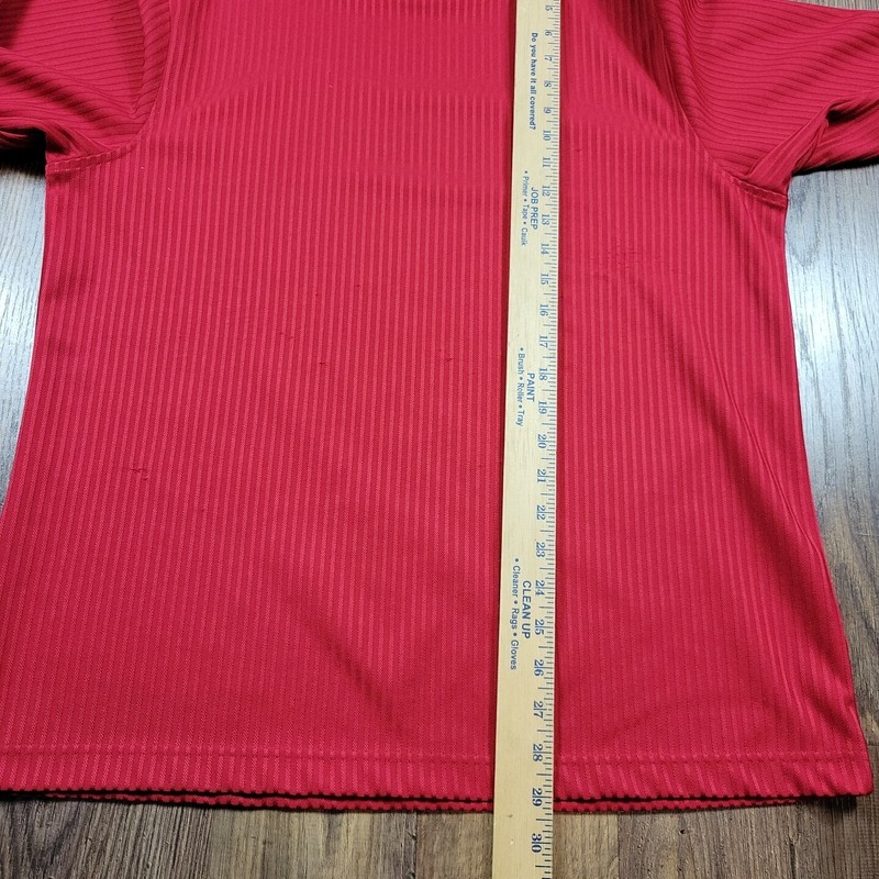 Ping T Shirt Mens Large Red Performance Dynamics Golf Striped Long Sl READ gallery