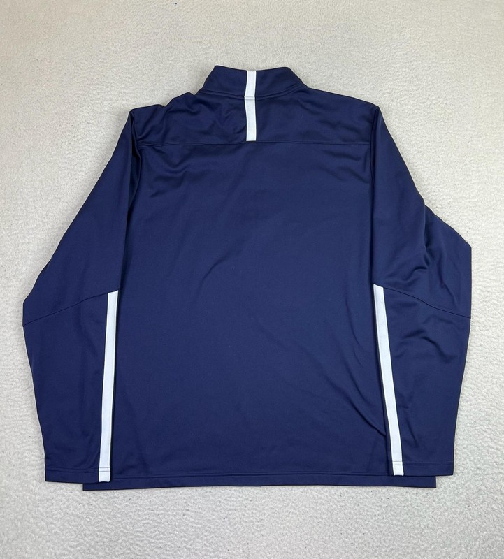 Under Armour 1/4 Zip Pullover Mens Navy Blue N Logo Athletic Performance Golf gallery