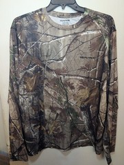 Realtree Camo Long Sleeve Shirt 100% Polyester Men’s Size 3XL Hunting