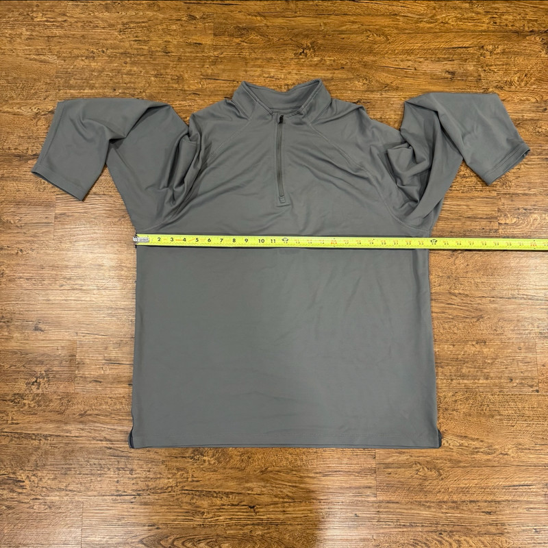 Rhone Gray Session Performance 1/4 Zip Golf Pullover Sweatshirt Sweater Men's XL gallery