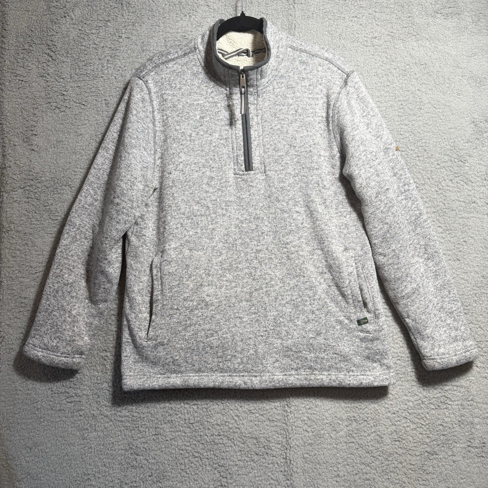 Bolle Mens XL 1/4 Zip Golf Long Sleeve Pullover Sweater Gray gallery