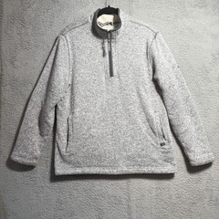 Bolle Mens XL 1/4 Zip Golf Long Sleeve Pullover Sweater Gray