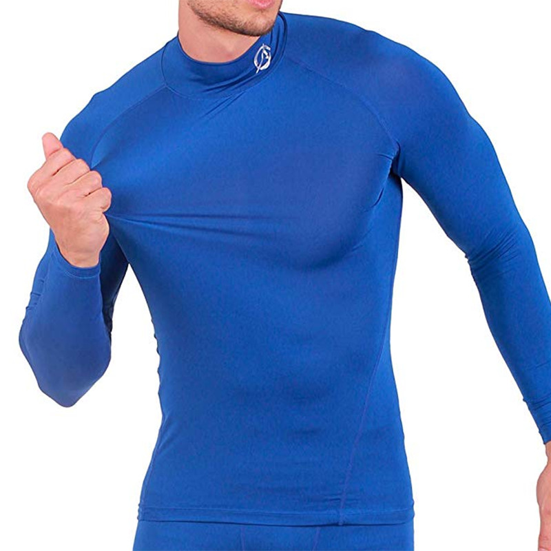 ARMEDES Mens Skin Tight Compression Baselayer Activewear Long Sleeve Shirt R151 gallery