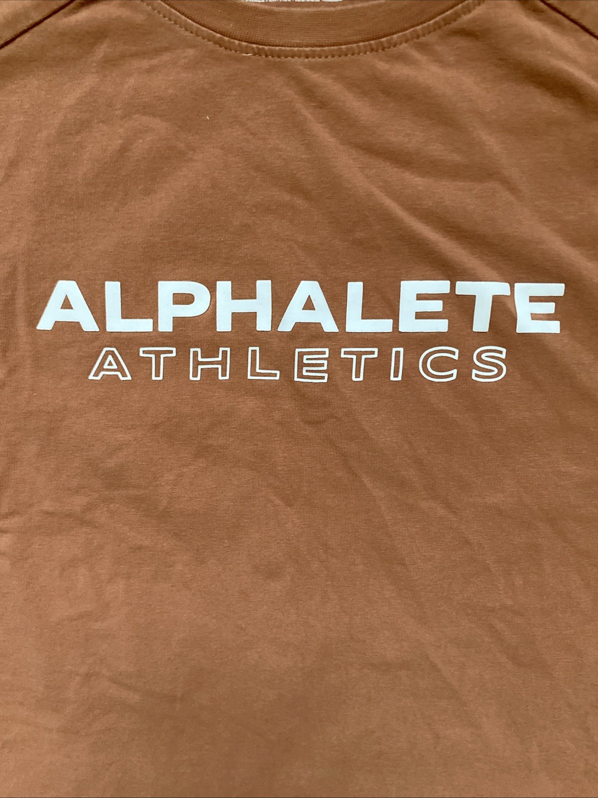 Men’s Alphalete Athletics Size S Clay Performance Fit T-shirt gallery