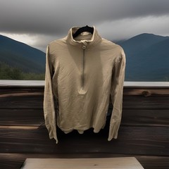 US Military ECWCS Gen III Level 2 Shirt Mens Small Midweight Grid Fleece Waffle