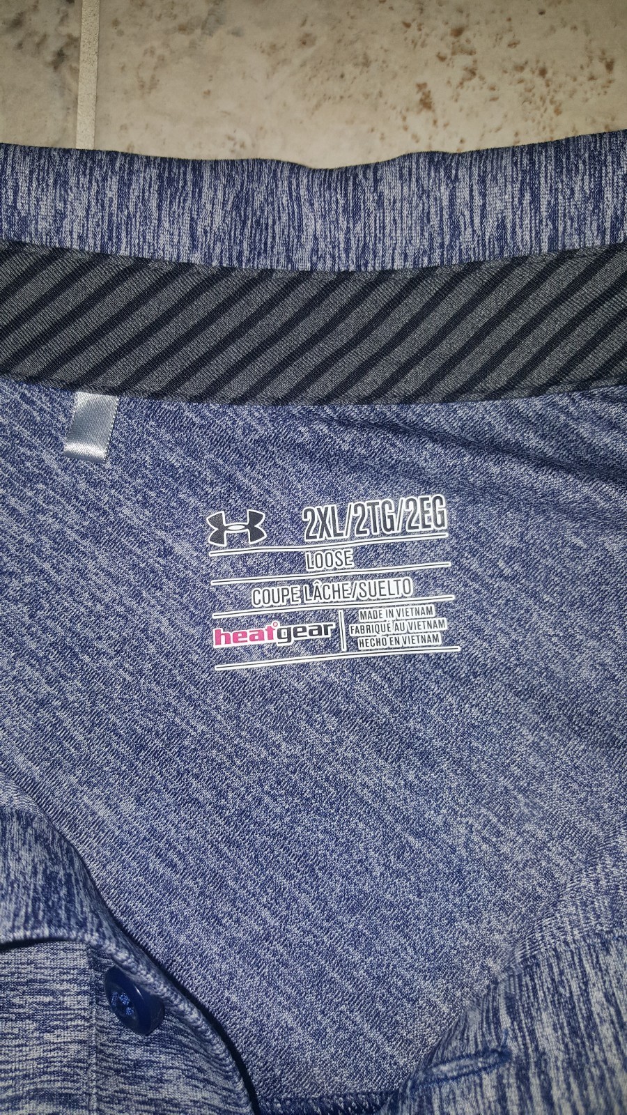 SWEET LOOKING UNDER ARMOUR HEATGEAR POLO MEN'S SIZE 2XL GREAT COLOR AND LOOK!!! gallery