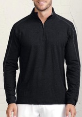TASC Performance Carrollton Lightweight Black 1/4 Zip Pullover Medium M