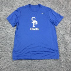 Nike Dri-FIT Shirt Mens Large Blue SP Rowing Graphic Performance Training NWT