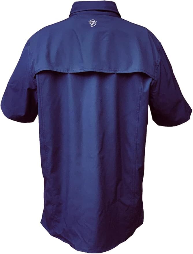 Gillz Men's Deep Sea Woven Button-Down Fishing Shirt, 3 Pocket, Mesh, UPF 30 gallery