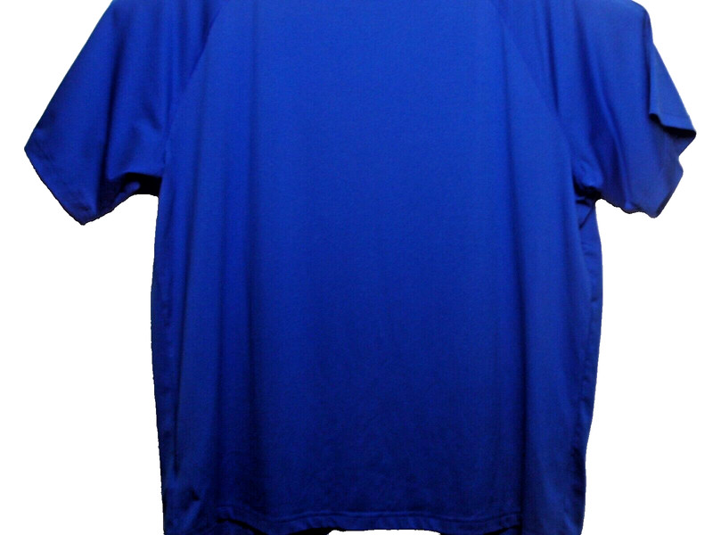 Reebok Quick Dri Athletic Workout Shirt Men's Blue 2XL Polyester & Spandex gallery