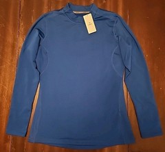 NWT Baleaf Shirt Long Sleeve Activewear Compression Men’s Size Medium Blue