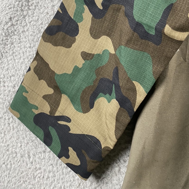 Magcomsen Shirt Mens Extra Large Green Brown 1/4 Zip Long Sleeves Camo Hunting gallery