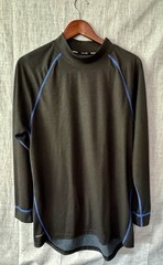 Russell Dri-Power 360 Long Sleeve T-shirt Blue and Black Size L
