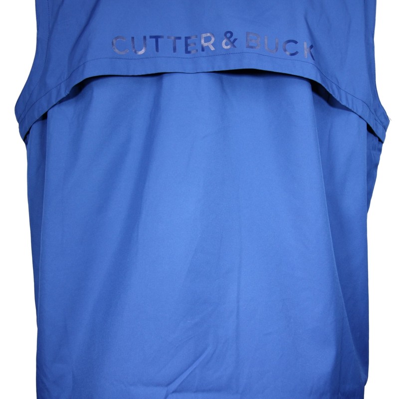 Men's Blue Cutter & Buck Mesh Lined Vented Golf Vest, Size Large Tall gallery