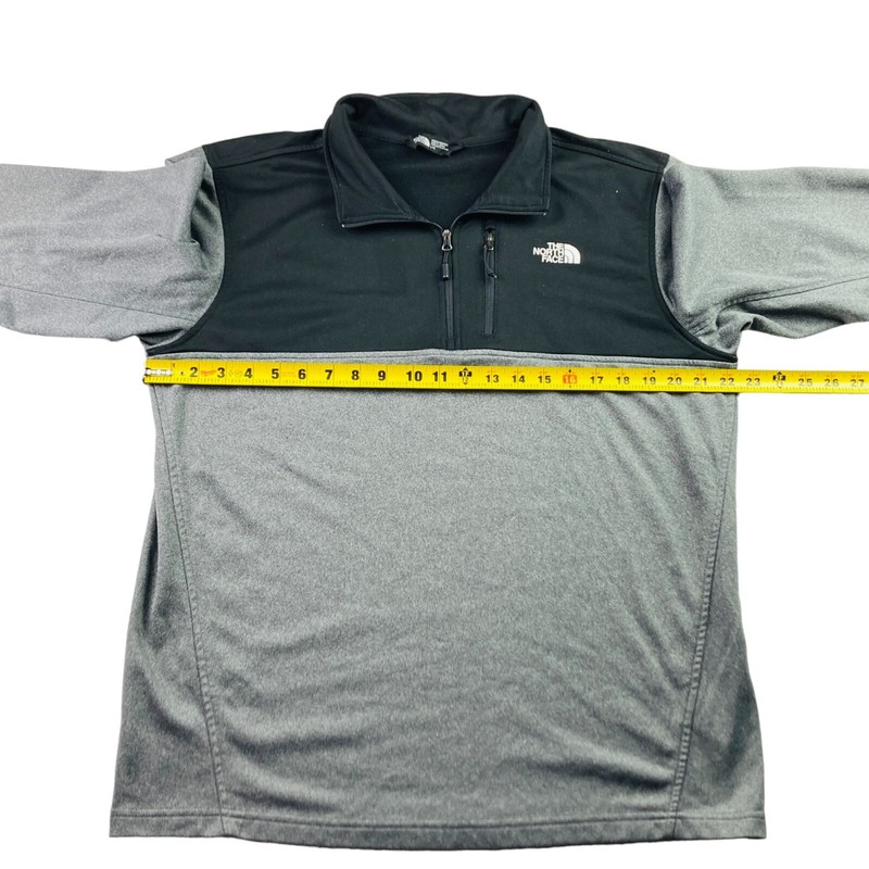 The North Face Men's Fleece Lined Performance 1/4 Zip Pullover Gray • Large gallery