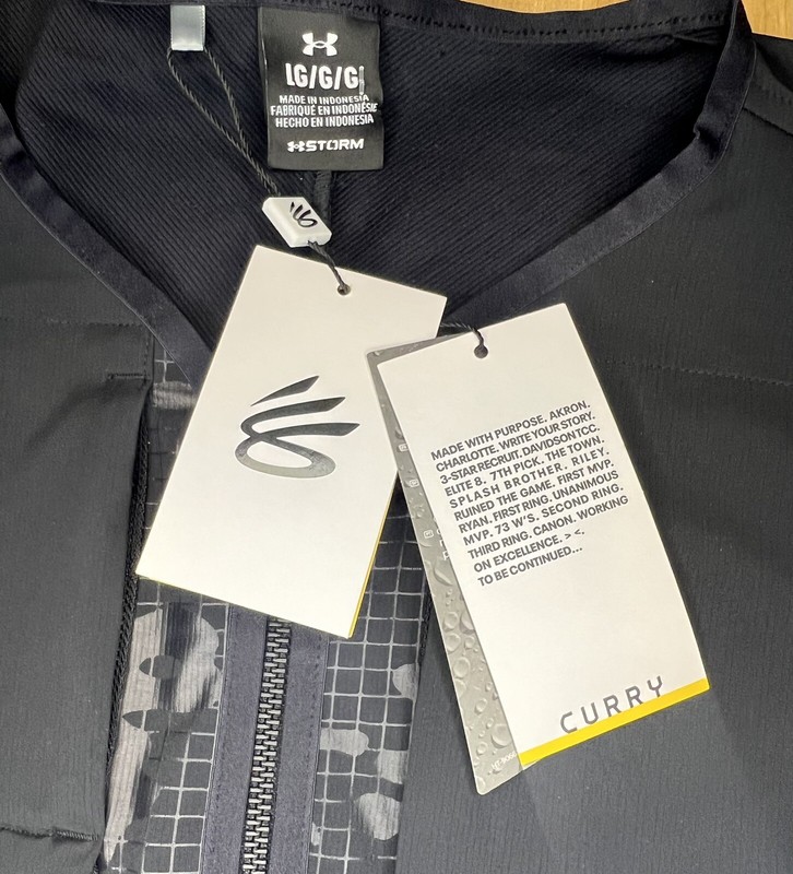 UNDER ARMOUR Men's UA STORM Steph Curry Utility Full-Zip Golf Vest NWT Sz Large gallery
