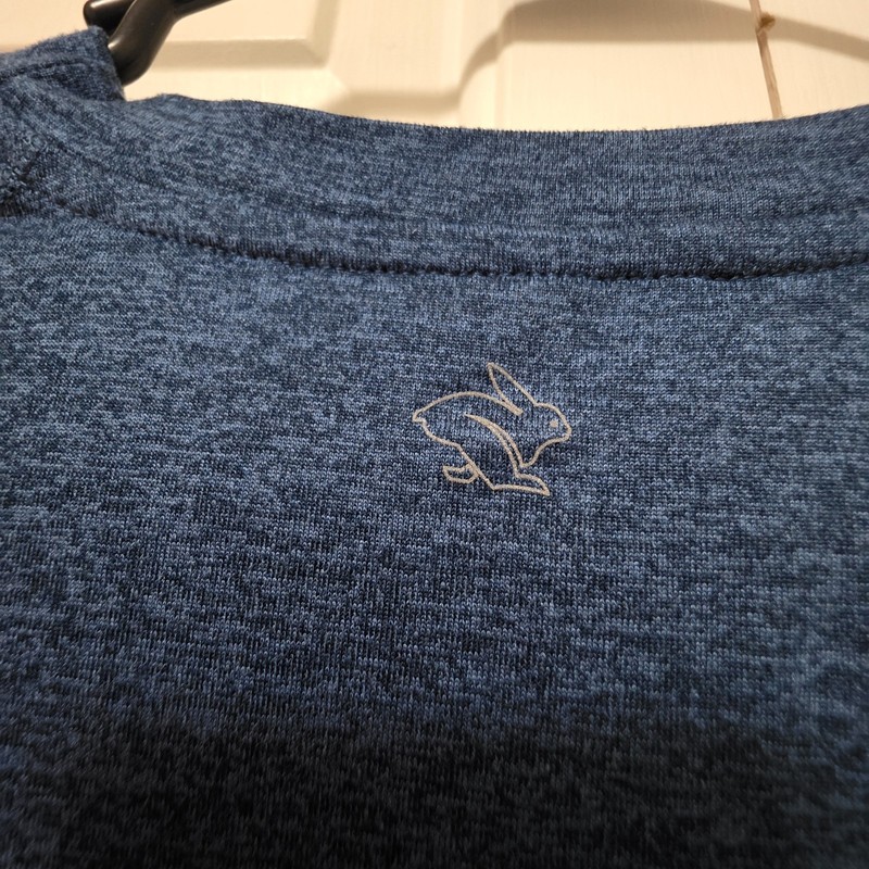 Rabbit Running Men’s EZ Tee Long Sleeve Blue Size XLarge gallery