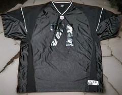 STARTER Football Jersey #71 Men 2XL XXL Vintage 1990s Black On Black Retro Adult