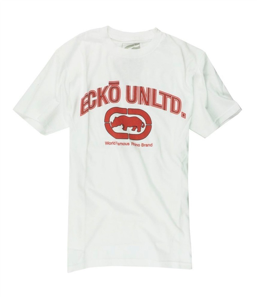 Ecko Unltd. Mens Micro Graphic T-Shirt, white, S