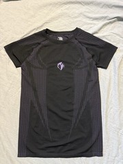 Ekkovision Shortsleeve Compression Black Size Large Men’s