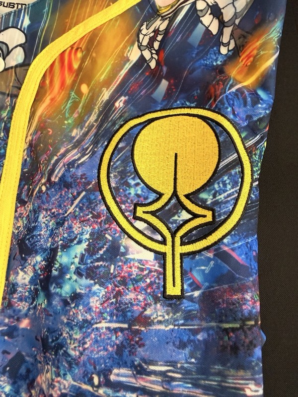 Subtronics Fractals Baseball Jersey 999 EDM Cyclops Army Dubstep Mens Size Large gallery