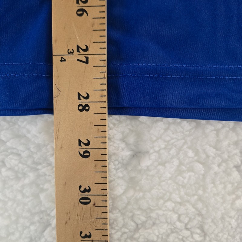 SILVER BAIT Men's Size Med Performance Shirt Royal Blue 1/4 Zip Mock Turtleneck gallery