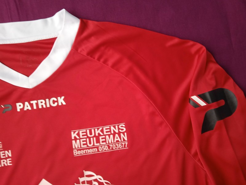 PATRICK Jersey Long sleeve in Red/White with advertising Size 3 XL gallery