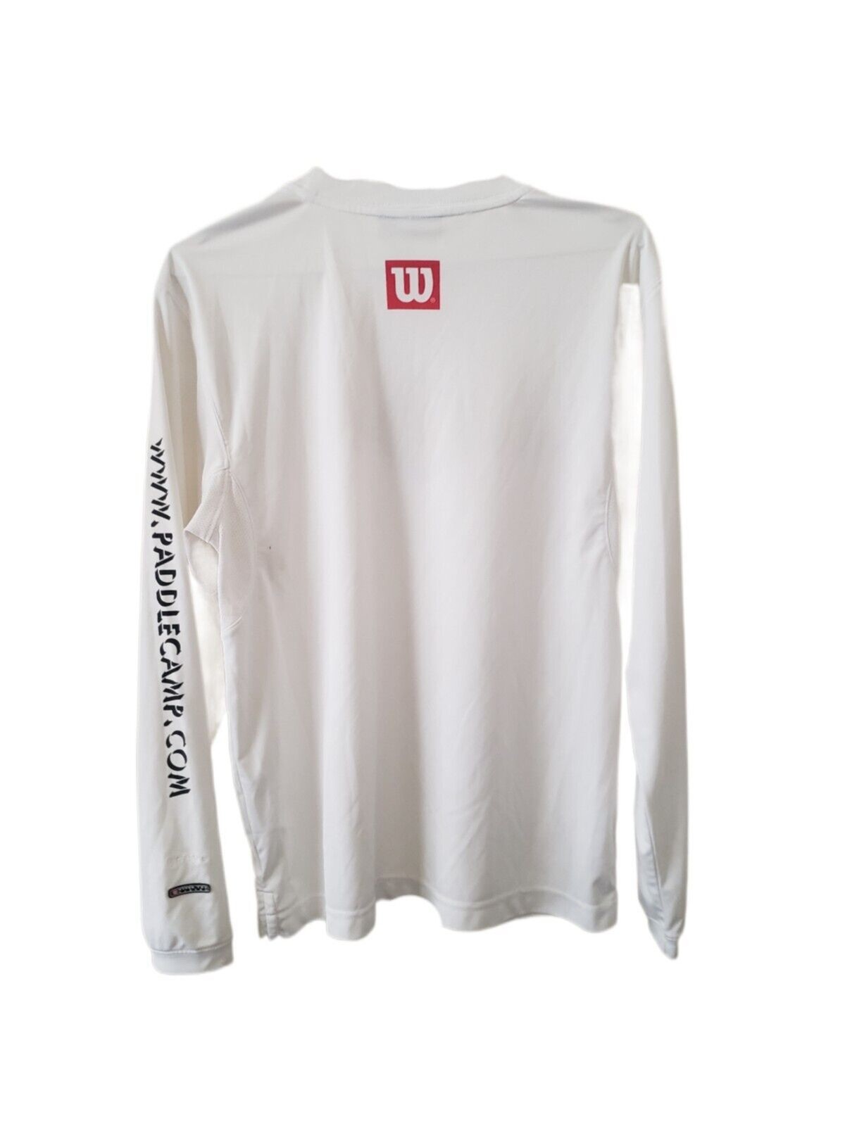 Wilson Men's White Paddleboard.com Long Sleeve Performance Shirt gallery