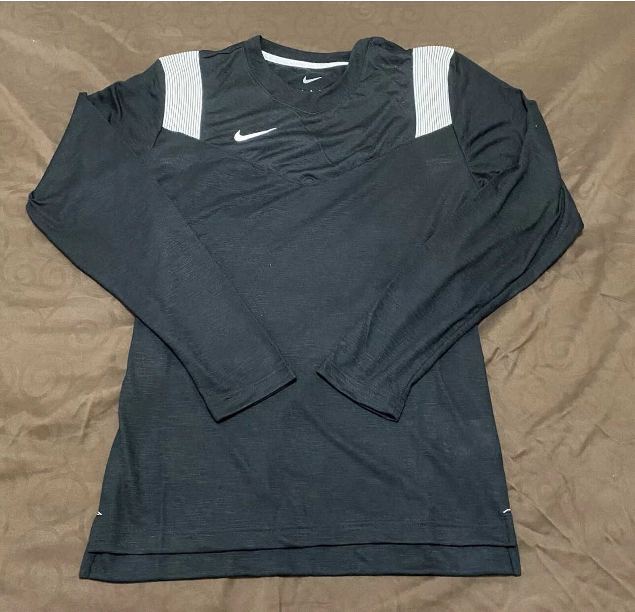 Nike Coaches Long Sleeve Dri-Fit Athletic Football Top Black DJ5118-010 Men's M gallery