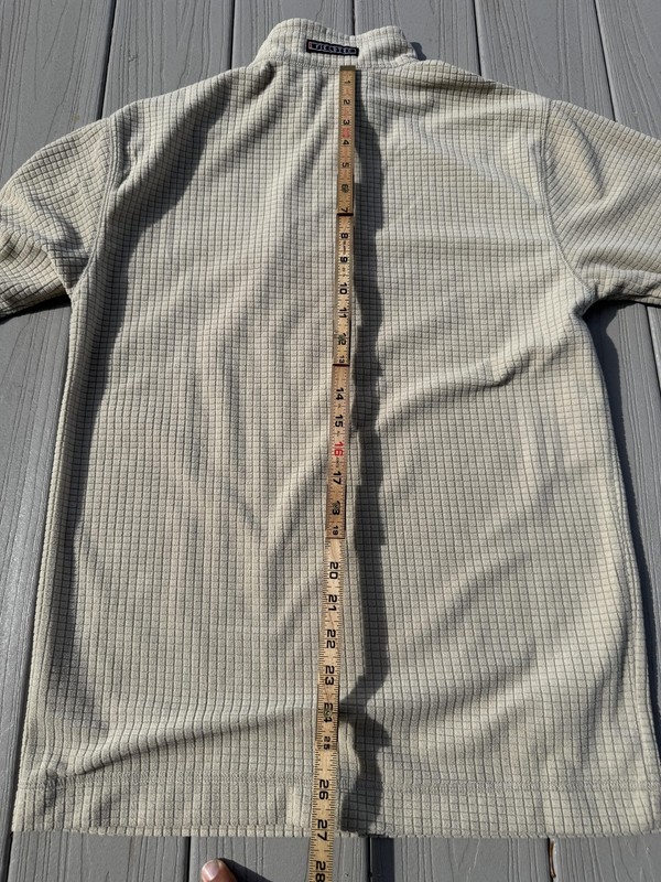 Southern Marsh Pullover Mens Medium Beige Fleece Quarter Zip Mock Neck Casual gallery