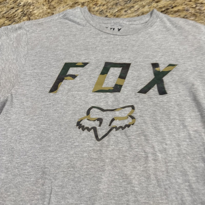 Men's Fox Racing Camo Camouflage Shirt Medium Gray With Camouflage Name Cpix gallery