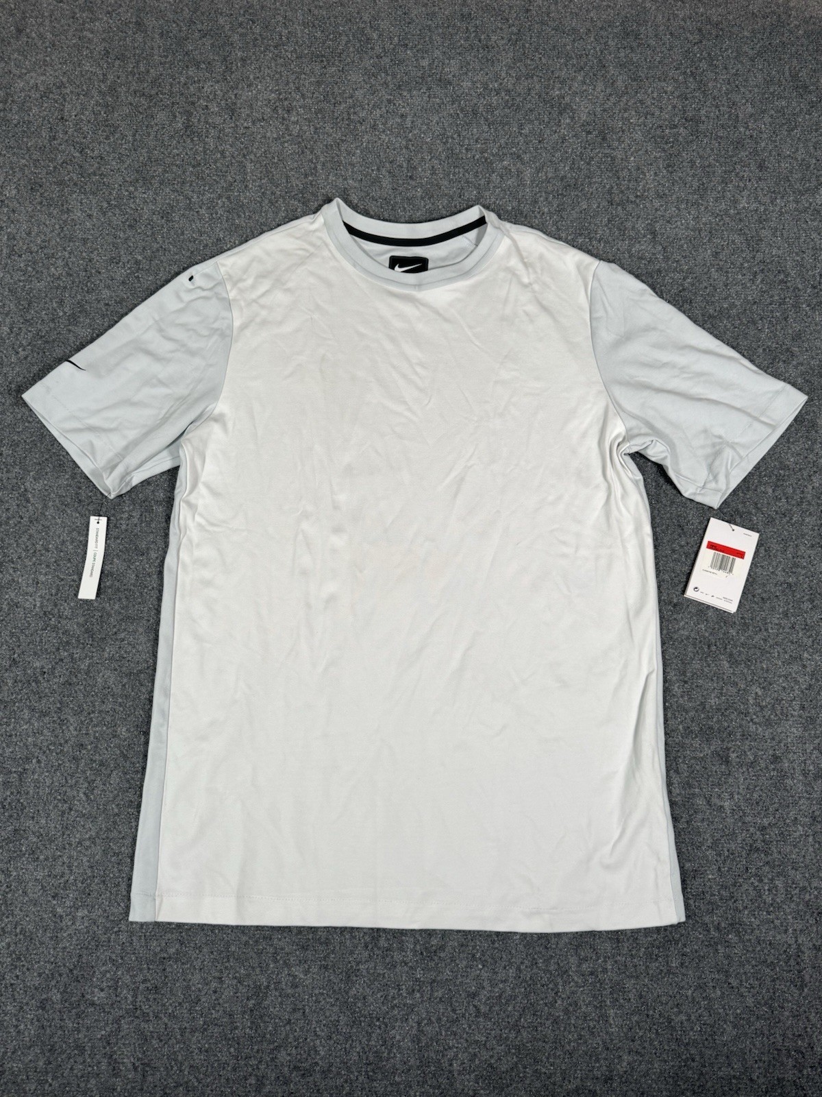 Nike Sportswear Tech Pack Shirt Men Large Blue White Short Sleeve AR1580-043 NWT gallery