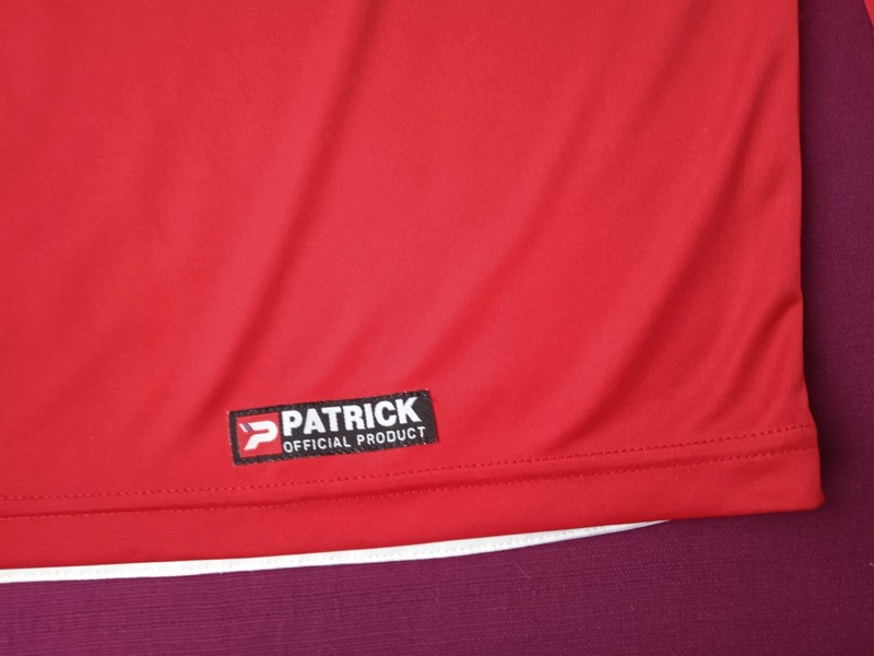 PATRICK Jersey Long sleeve in Red/White with advertising Size 3 XL gallery