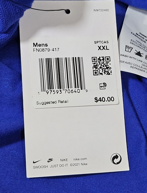 Nike Team USA Olympic Club Men's Tank Top Size XXL 2XL All Over Print AOP gallery