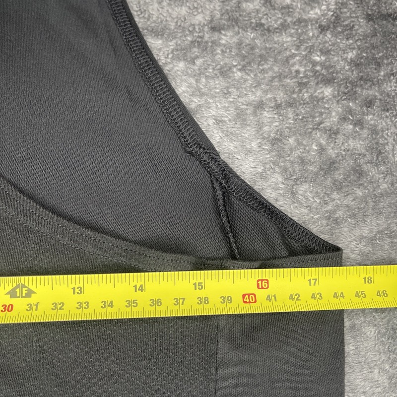 Gymshark React Stringer Tank Top Shirt M Black Gym Workout Sleeveless Prep Men gallery