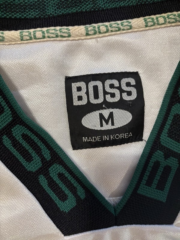 VTG BOSS Jeans Hip Hop Jersey Hockey Soccer Mens Medium Streetwear gallery