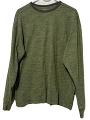 Redhead Mens M Camo Green Heather Base Layer Long Sleeve Shirt