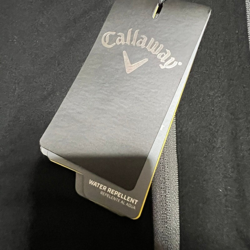 Callaway Shirt Mens Large Black Quarter Zip Golf Long Sleeve gallery