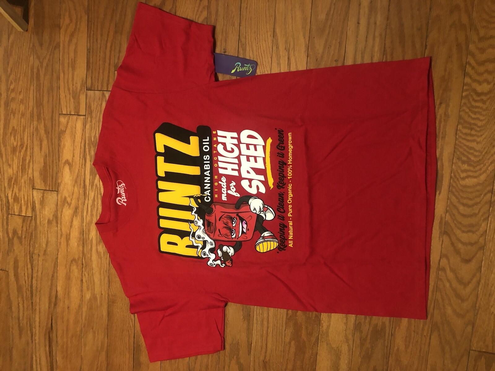 Runtz High Speed T Shirt Size Large Smoke Dank Cannabis Oil High Octane LE V1 gallery