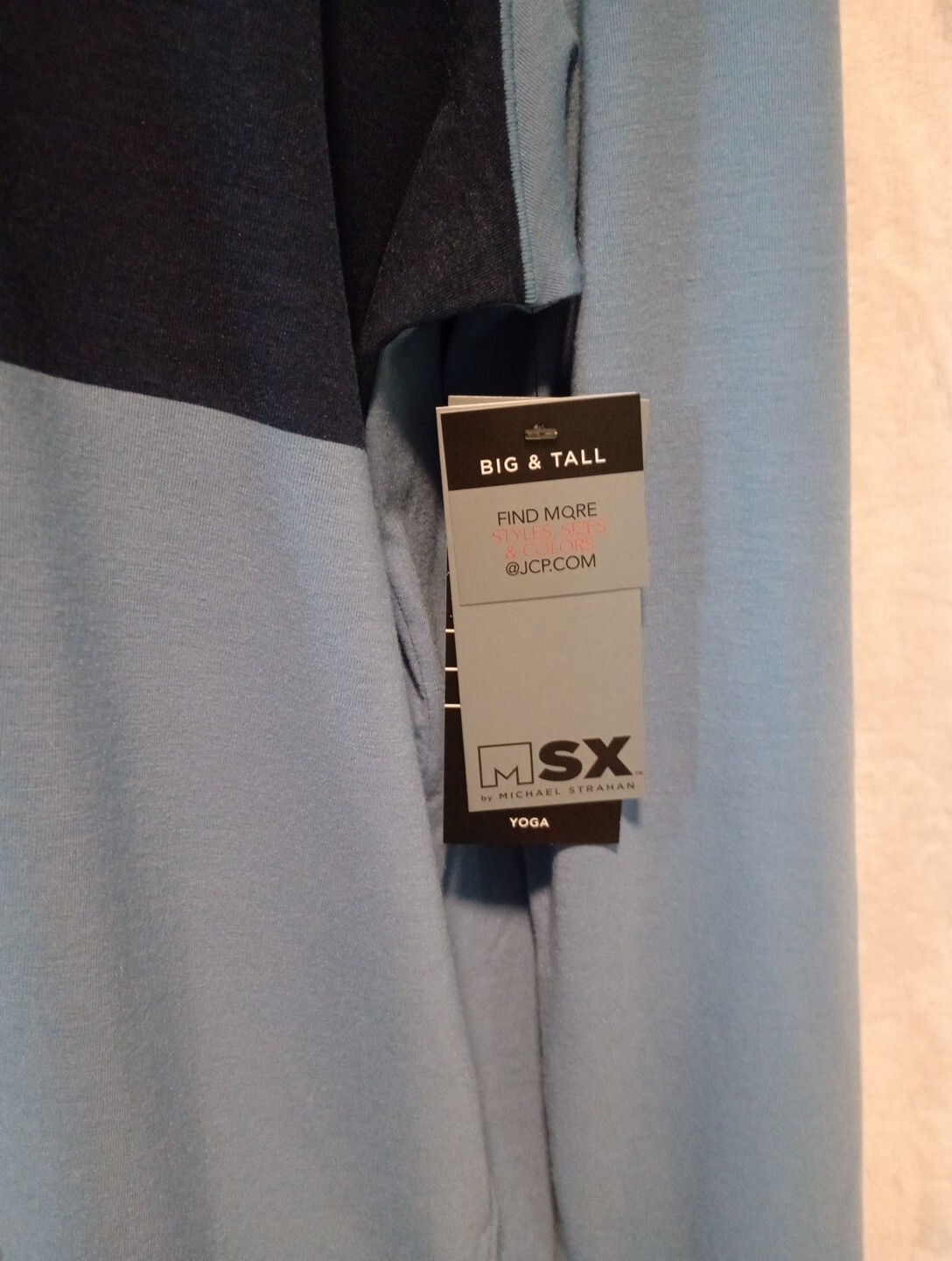 MSX by Michael Strahan Pullover Shirt Size L Tall Blue NWT gallery