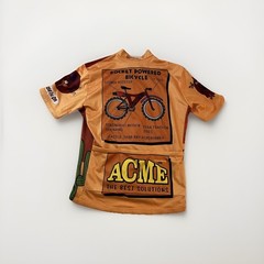Vintage Giordana Road Runner Cycling Jersey Mens Medium ACME Looney Tunes 90s