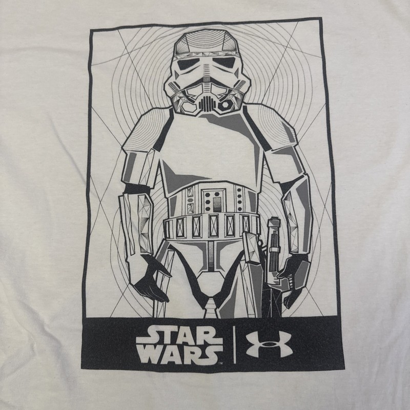 Under Armour Star Wars STORM TROOPER Heat Gear Loose Fit T Shirt - Large gallery