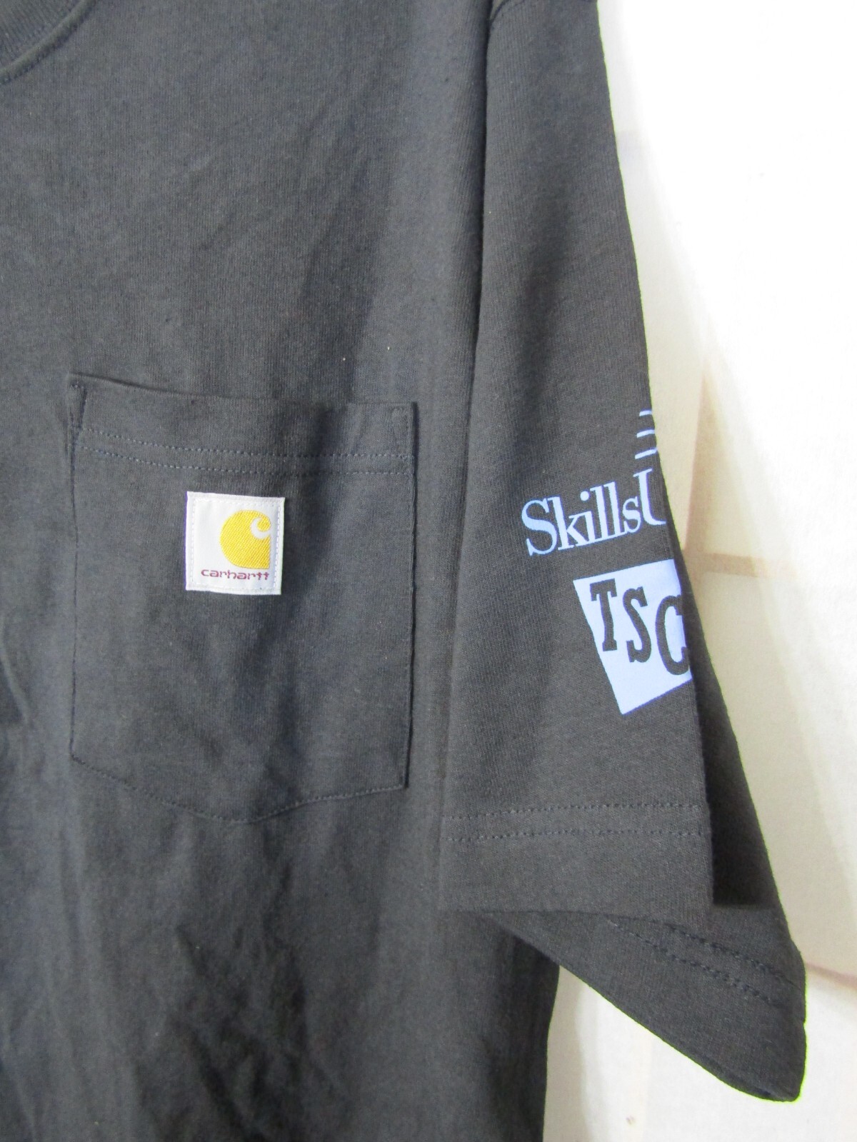 NWT Carhartt Loose Fit Black Heavy Weight Short Sleeve Cotton T-Shirt Men M gallery