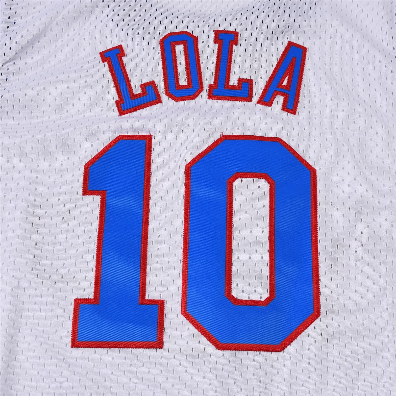 Men's Basketball Jerseys #10 Lola Space Movie Sports Shirts 90s Hiphop Party ... gallery