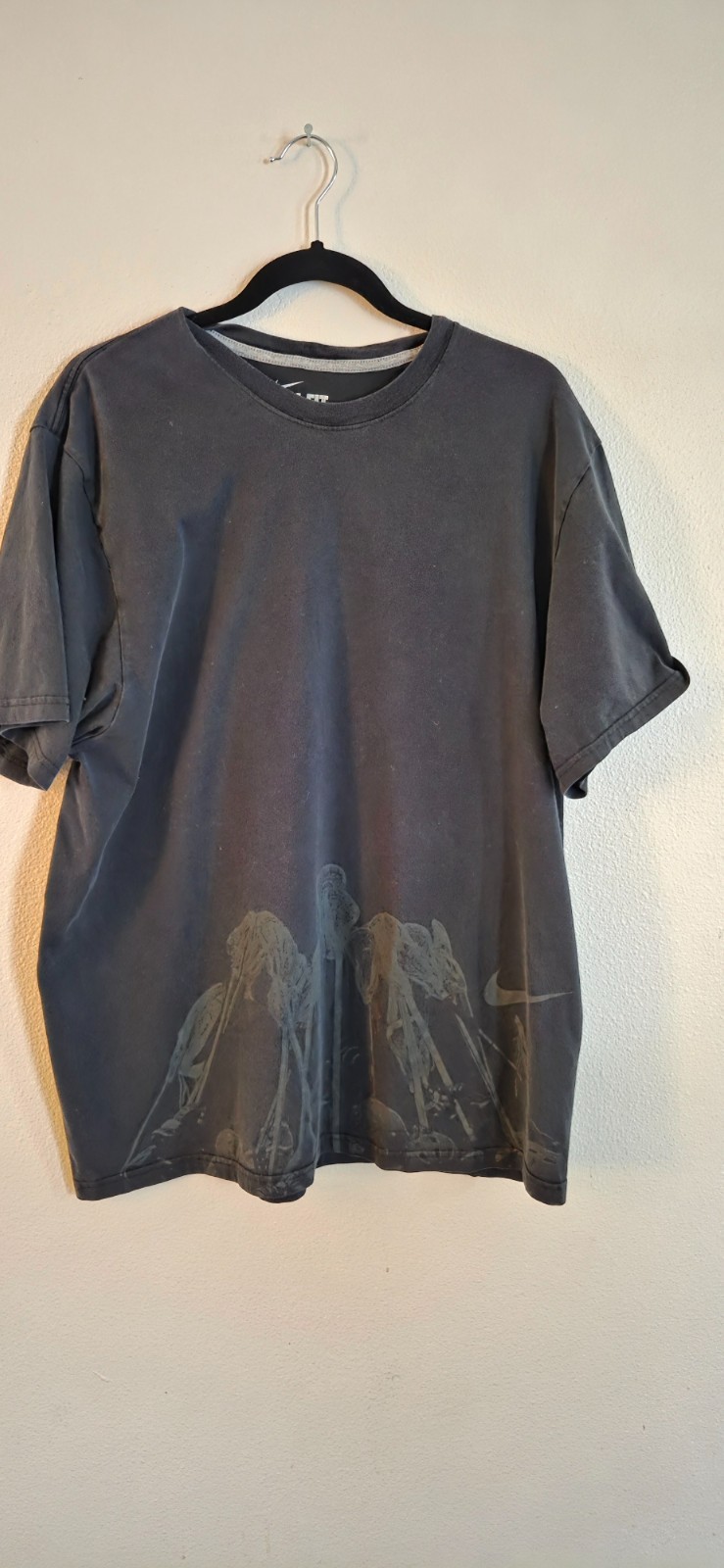 Nike Dri-Fit Cotton Lacrosse Tee. Black. Size XL gallery