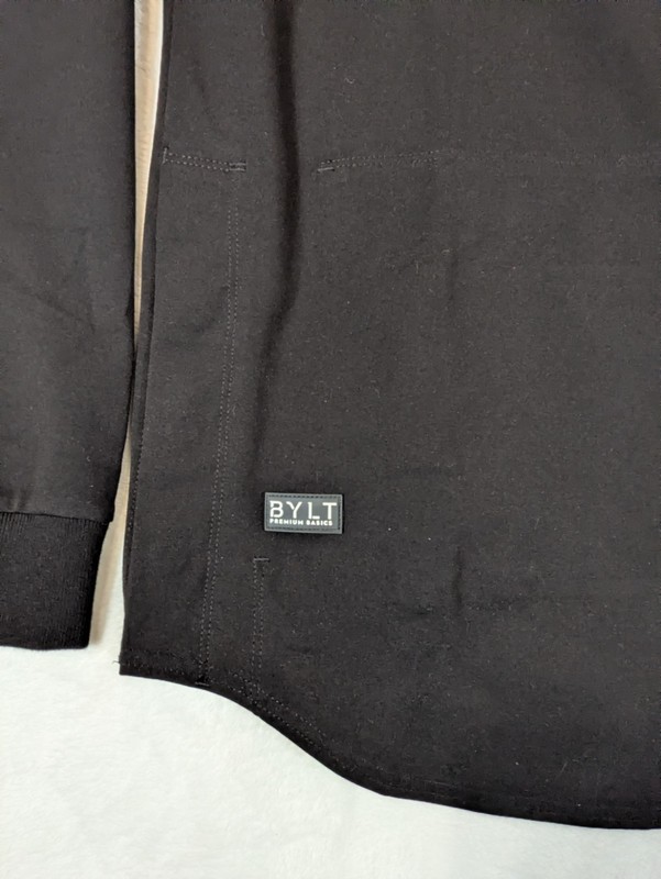 BYLT Jacket Mens Medium Gray Black Fairway Drop Cut Pullover Outdoor Hiking A2* gallery