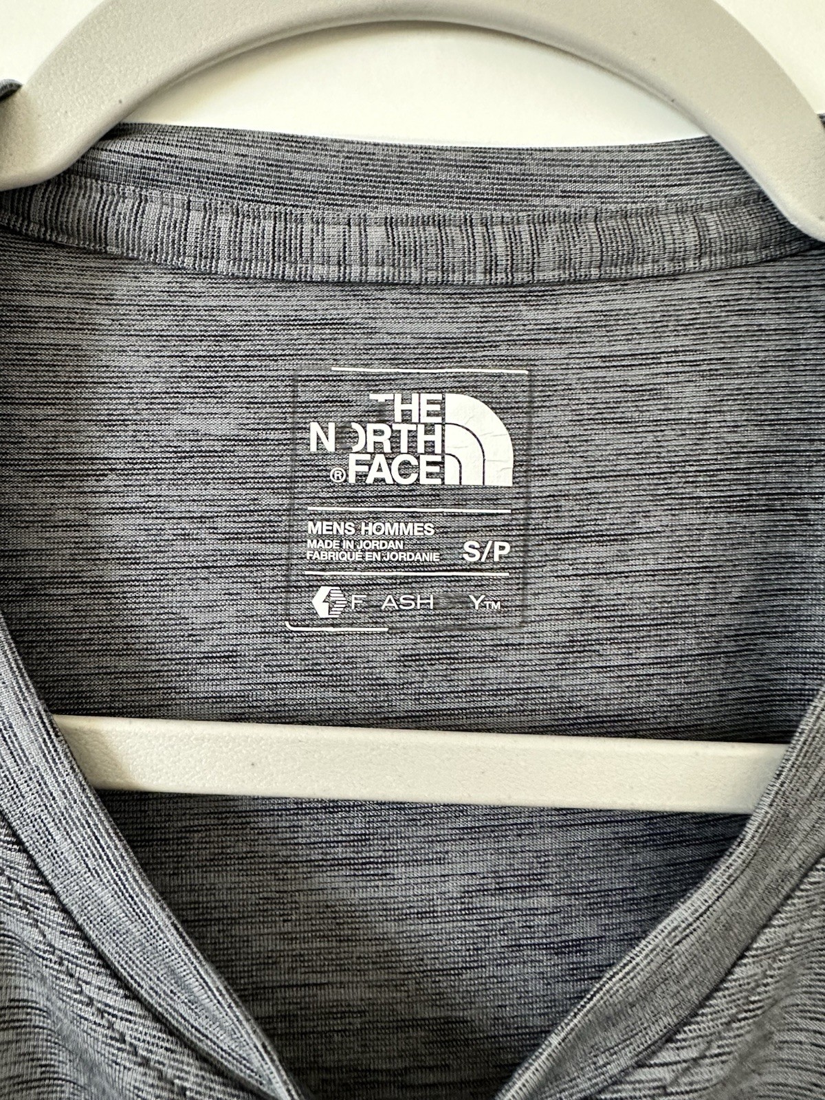 The North Face Mens Long Sleeve Crew Neck Shirt Small Dark Gray gallery