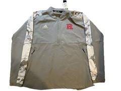 Adidas Athletic Golf Pullover Windbreaker 1/4 Zip Men’s Large Gray New With Tags